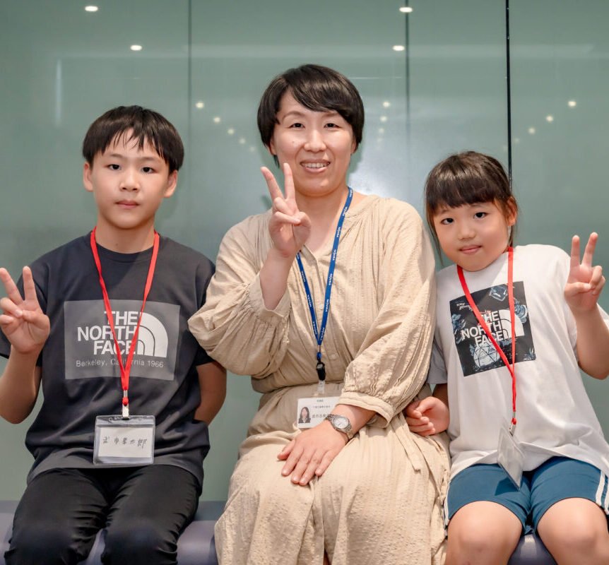 武市 志奈子さん親子